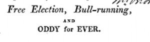 From Narrative of the Proceedings at the Stamford Election, February, 1809 (Stamford, 1809)